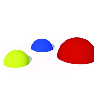 SEMI ESFERA DE CAUCHO  Ø 90 cm/ 60cm  / 40cm
